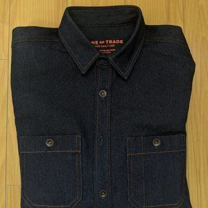 Raw Denim Work Shirt - Line of Trade - Small